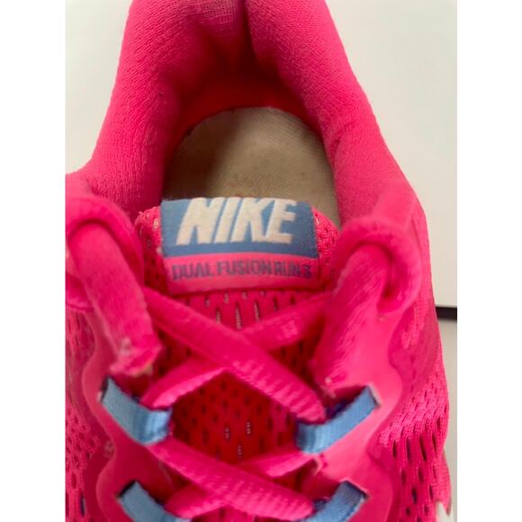 Nike Dual Fusion Run 3 Womens Hyper Pink Athletic Shoes Size 7 - Picture 6 of 6